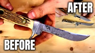 German PUMA KNIVES Full Knife Restoration  Amazing Results [upl. by Einattirb]