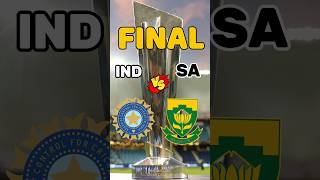 IND vs SA T20 WC Final Comparison 🥶shorts indvssa t20worldcup2024 india southafrica [upl. by Sussna610]