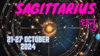 Sagittarius  Weekly Love Tarot Reading  2127 October 2024  Hindi [upl. by Mollee692]