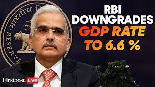 RBI MPC Meeting LIVE RBI Downgrades GDP Growth Projection for FY25 to 66 from 72 [upl. by Laurentia]