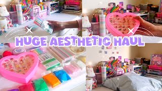 Aesthetic stationery and accessories haul [upl. by Thurlow962]