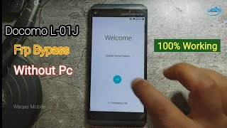 Docomo L01J LG V20 pro Frp Bypass Without Pc 100 Working Method by Waqas Mobile [upl. by Eimmot441]