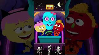 Learn Colors With Funny Skeletons Finger Family shorts halloween [upl. by Pattani881]