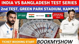 How to book india vs bangladesh 2nd test ticket Kanpur Green Park stadium [upl. by Ardua75]