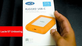 Unboxing the Lacie 5TB Rugged External Hard Drive – Fast Durable and Perfect for Creators [upl. by Hgielime]