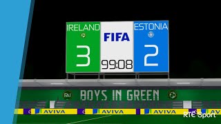 RTÉ Sport  Ireland v Estonia [upl. by Derayne692]