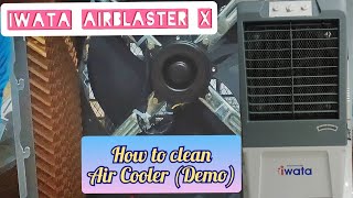 Demo  How to Clean Air Cooler Testing of Water Pump  IWATA AIRBLASTER X [upl. by Spike981]