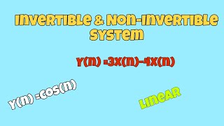 Invertible and NonInvertible [upl. by Dann]