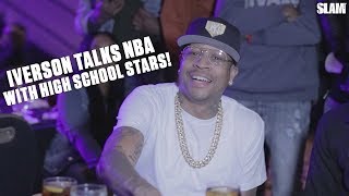 Allen Iverson Talks NBA Legends  Kobe Bryant Shaq LeBron KD [upl. by Ginni]