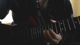 How to play Avenged sevenfold Afterlife solo tutorial with tabs  cover [upl. by Lamdin228]