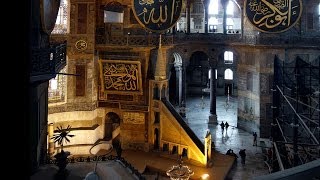 Hagia Sophia as a mosque [upl. by Ddene]