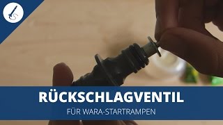 Anleitung Rückschlagventil für WasserraketenStartrampe  Wasserrakete  water rocket launcher [upl. by Chilson448]