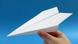 How to make a Paper Airplane  BEST paper airplanes that FLY FAR  cool origami avion en papier [upl. by Erapsag]