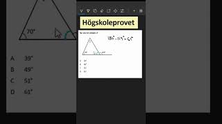 Högskoleprovet matematik matte enkelt utbildning högskoleprovet tips tricks studera skola [upl. by Merriman266]