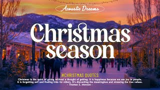 Top Christmas Songs 2024 🎅🏼 Acoustic Christmas Songs with Lyrics ❄️ Christmas Is Coming Playlist [upl. by Oninrutas732]