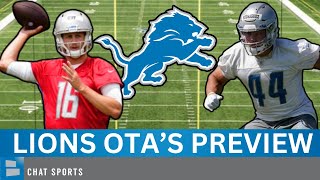 Lions News and Rumors Position Battles To Watch During Detroit Lions OTA’s Ft Terrion Arnold [upl. by Izogn]