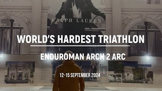 WORLDS HARDEST TRIATHLON  ARCH 2 ARC WORLD RECORD [upl. by Yeldua]