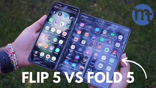 ¿Cuál es el MEJOR PLEGABLE Fold 5 vs Flip 5 [upl. by Tomaso]