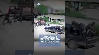 Así es la vida en Sinaloa tras tres meses de violencia shorts [upl. by Byers]