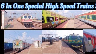 Every Train Has Its Uniqueness In This Video 6 High Speed Trains At Tilda Neora [upl. by Addy]