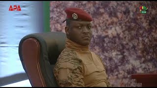 Burkina Faso  Le capitaine Traoré devient Président pour 05 ans [upl. by Bowes]