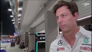 quotIts A Tyre Warmup Issue For Usquot  Toto Wolff Post Qualifying Interview  Singapore GP 2024 [upl. by Kotto]