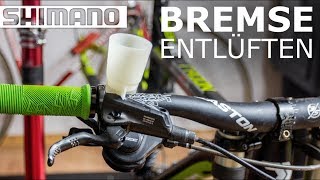 Shimano Bremse entlüften Shimano Zee [upl. by Helbonna]