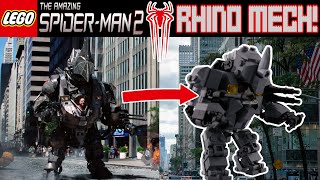 Lego Rhino from The Amazing SpiderMan 2 [upl. by Hooker]