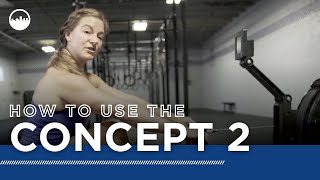 How to use Concept 2 Rowing machine [upl. by Fanchette]