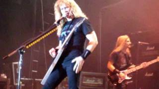 Megadeth  1320 Live Premiere with vocals Perth 2009 Front Row [upl. by Bakeman338]