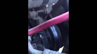 Land Cruiser FJ60 AC Idler Pulley bearing failure [upl. by Nesto]