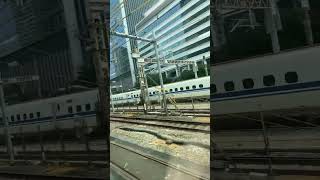 Shinkansen 🚅 japanbullettrain bullettrains monorail fasttrains tokyo japan [upl. by Akamaozu536]