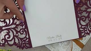 Invitaciones Boda Elegantes [upl. by Ailahk]