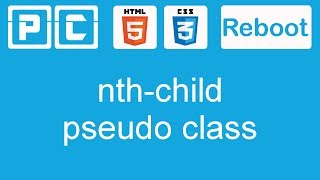 HTML5 and CSS3 beginners tutorial 26  nth child pseudo class [upl. by Siuol]