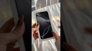 i phone 16 pro max unboxing 💌✨ shorts iphoneunboxing viralvideo [upl. by Noyrb]