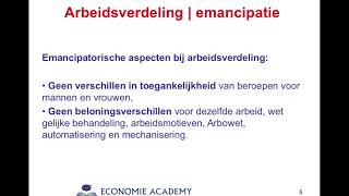 Economie Academy voor Vmbo GLTL  uitleg over de invloed van emancipatie en migratie [upl. by Attenev]