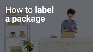 How to label a package [upl. by Balbinder]