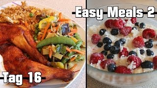 Easy Meals 2  Resteverwertung  Süßer und Gebratener Reis [upl. by Nrubyar]