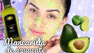 MASCARILLA DE AGUACATE PARA PIEL GRASA Y MIXTA [upl. by Yemrots]