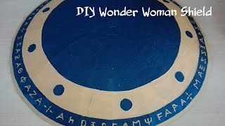 DIY Wonder Woman Shield  How to  with Template [upl. by Sadirah]