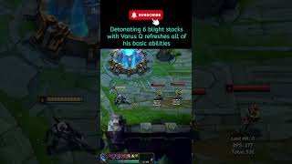 league of legends Detonating 6 blight stacks with Varus Q refreshes his basic abilities varus adc [upl. by Cornela]