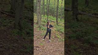 Découvrir un nouveau sport entre amis au coeur du Parc de la Gorge de Coaticook quoi de mieux 🥏🌲 [upl. by Georgy]