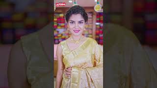 murasons traditionalwear golden trendingsarees dheemedheemesong dancevideo silkclothing [upl. by Jeannie417]