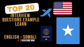 20 QUESTIONS TO PRACTICE ENGLISH  20 TUSAALAYAAL SUAALAHA SOCDAALKA 2024 english somali [upl. by Renelle]