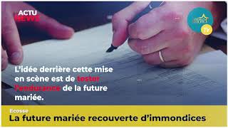 La future mariée recouverte d’immondices [upl. by Pokorny]