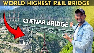 “Exploring Chenab Bridge  How to Get to the World’s Highest Rail Bridge“ [upl. by Lahtnero]