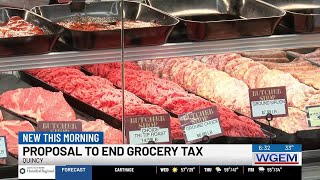 Illinois Governor proposes ending the grocery tax 2 [upl. by Kcir579]