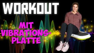 WORKOUT mit einer Vibrationsplatte  was können Anfänger alles machen 💪🏻  die PÜFFCHENS [upl. by Mirabelle448]