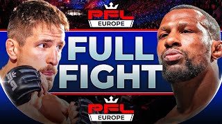 The Auditor Fights The Danger  Jakub Kaszuba v Kane Mousah  Full Fight  PFL Europe 1 2024 [upl. by Pazit]