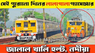 জালাল খালি হল্টJKL 😮Part 3 WAG 5 with High Speed Lalgola Passenger at Jalalkhali Halt Local Train [upl. by Gianni]